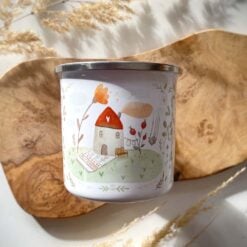 Csipkebogyós házikós bögre