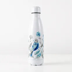 Kék madár- Rozsdamenetes acél kulacs, 700 ml